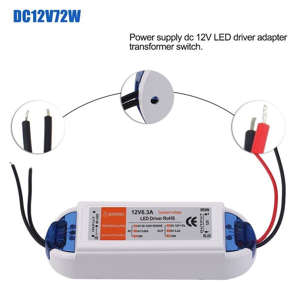 LED Treiber 100-240 V DC12V Netzteil Transformator~2560