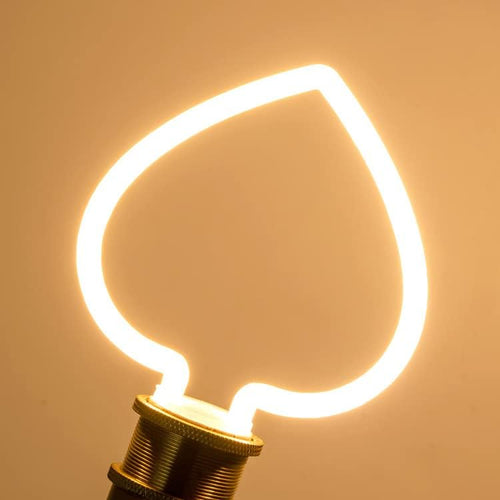 LED-Glühbirne - Herzform Warmweiße Partylampe~ 2859