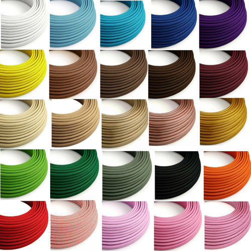 3-adriges rundes Textil-Lampenkabel für Lampen ~1439