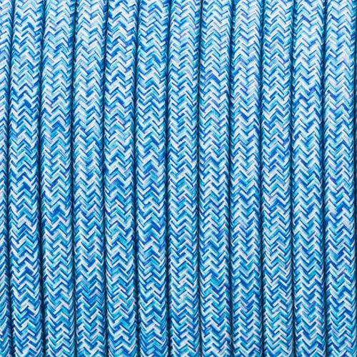 Pendelleuchte Kabel-Rund 3-adriges BlauTextilkabel~2776