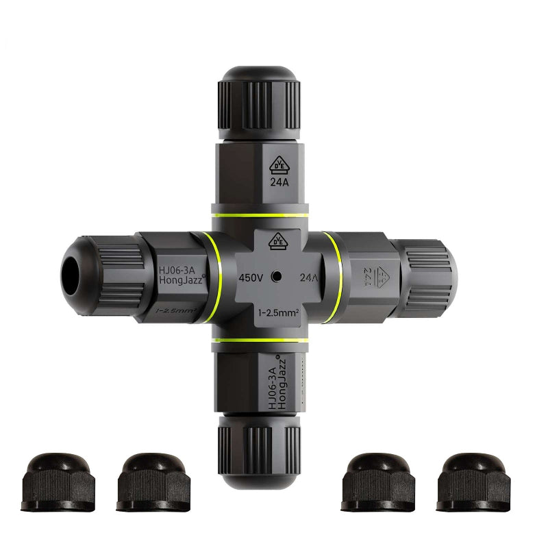 4-Wege-Stecker für Kreuzverbindungen.