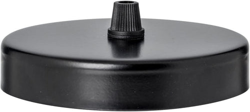 Rosace de plafond 100x20mm Noir Accessoire D’Installation Maison Jardin