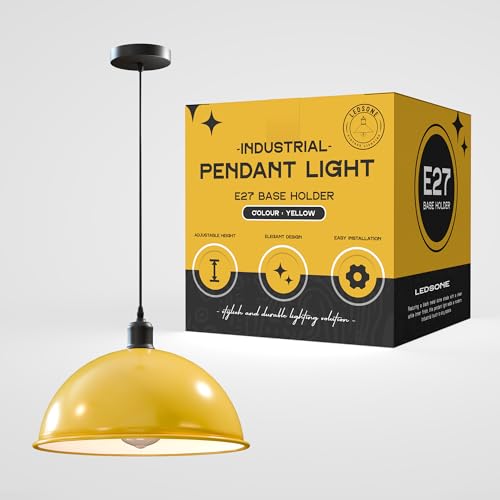 LEDSoneRetro-stil loftshængende pendellampe Ø 40 cm | E27 ~ 3337