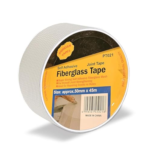 Selbstklebendes Glasfaserband 50mm x 45m – Trockenbau Rissreparatur ~3375