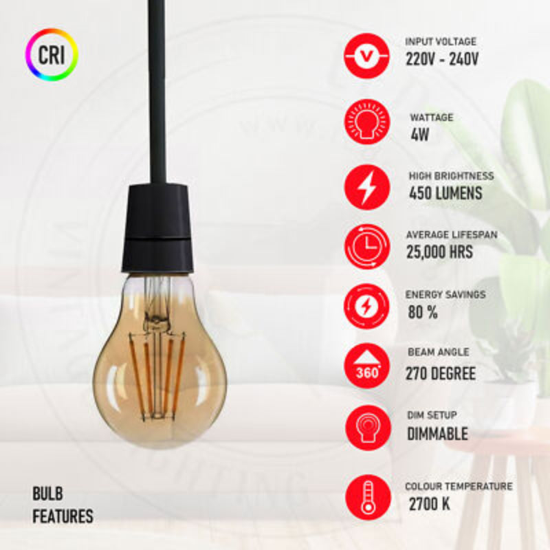 4W LED Warmweiß 2700K