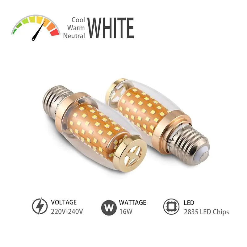 Flicker Corn Light 16W E27-Sockel LED-Chip mit dreifachem Farbwechsel für den Home-Indoor-Stil~2610