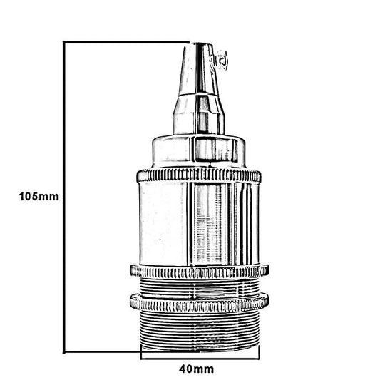 Lampenfassung, Lampenfassung, E27-Lampenfassung, Glühbirnenfassung, E27-Schraubbirne, Vintage-Glühbirnenfassungen, E27-Schraubbirnen-Lampenfassung, Edison-Lampensockel