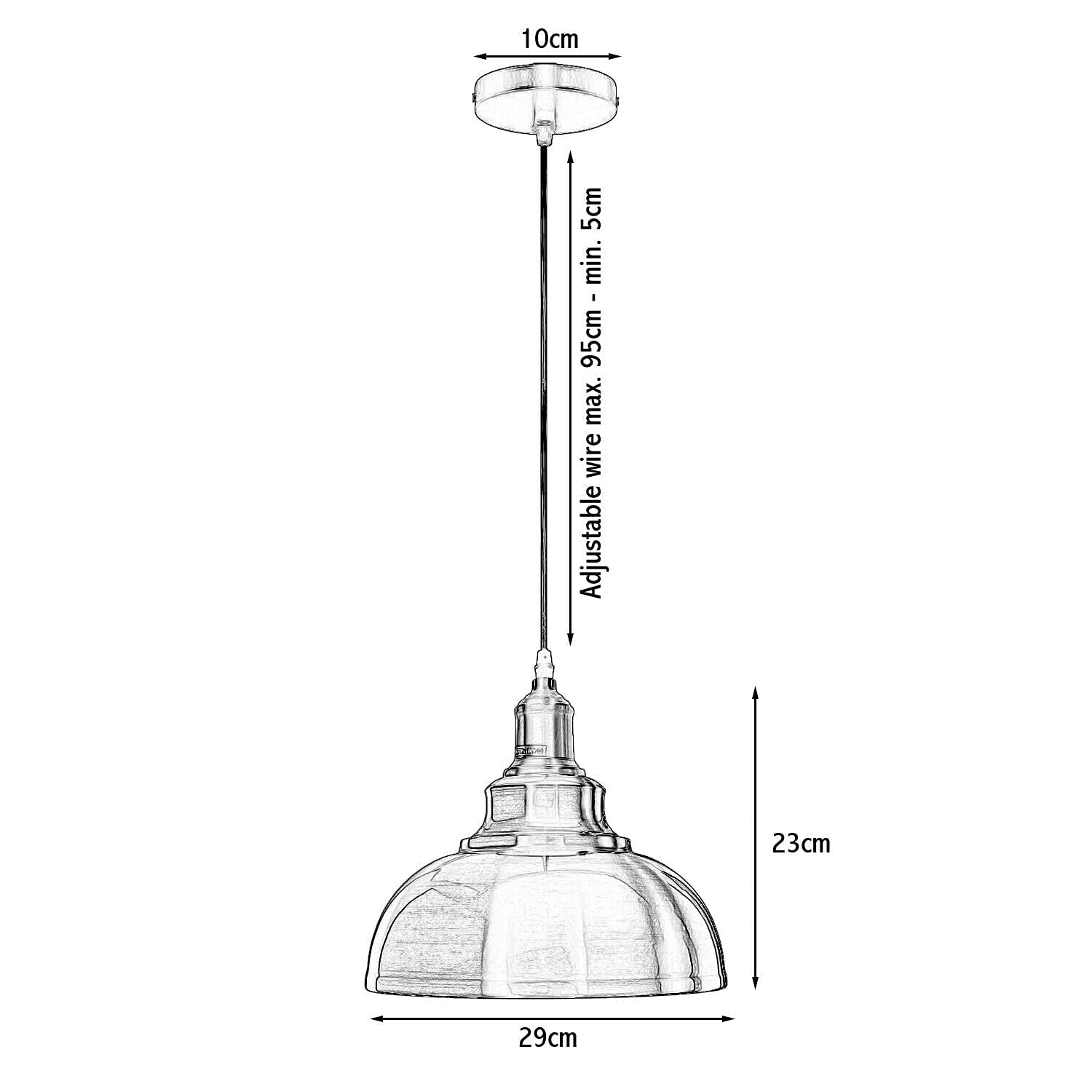 vintage light fixture pendant