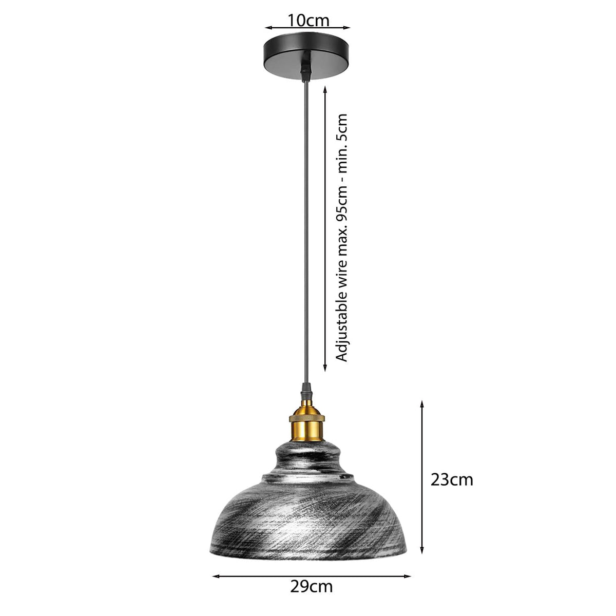 vintage led industrial hanging