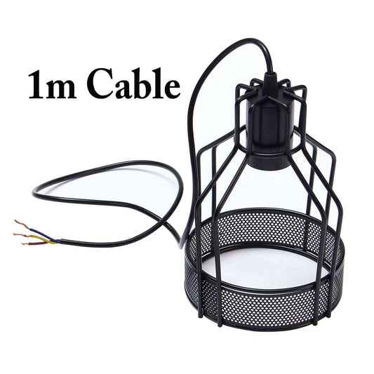 Vintage Lampe im Industrial Look–Der Vogelkäfig als Design~1543