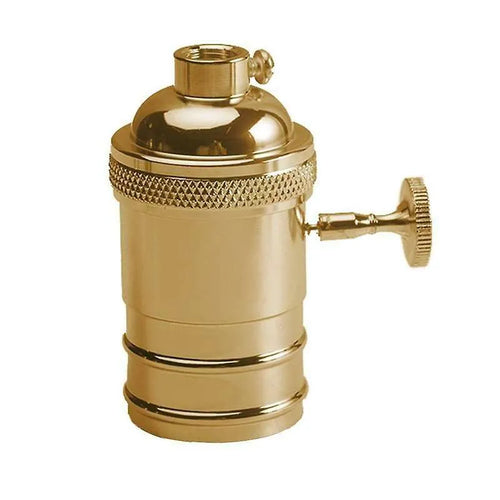 Vintage Antik Retro Metall Lampenfassung Lampenfassung~2646