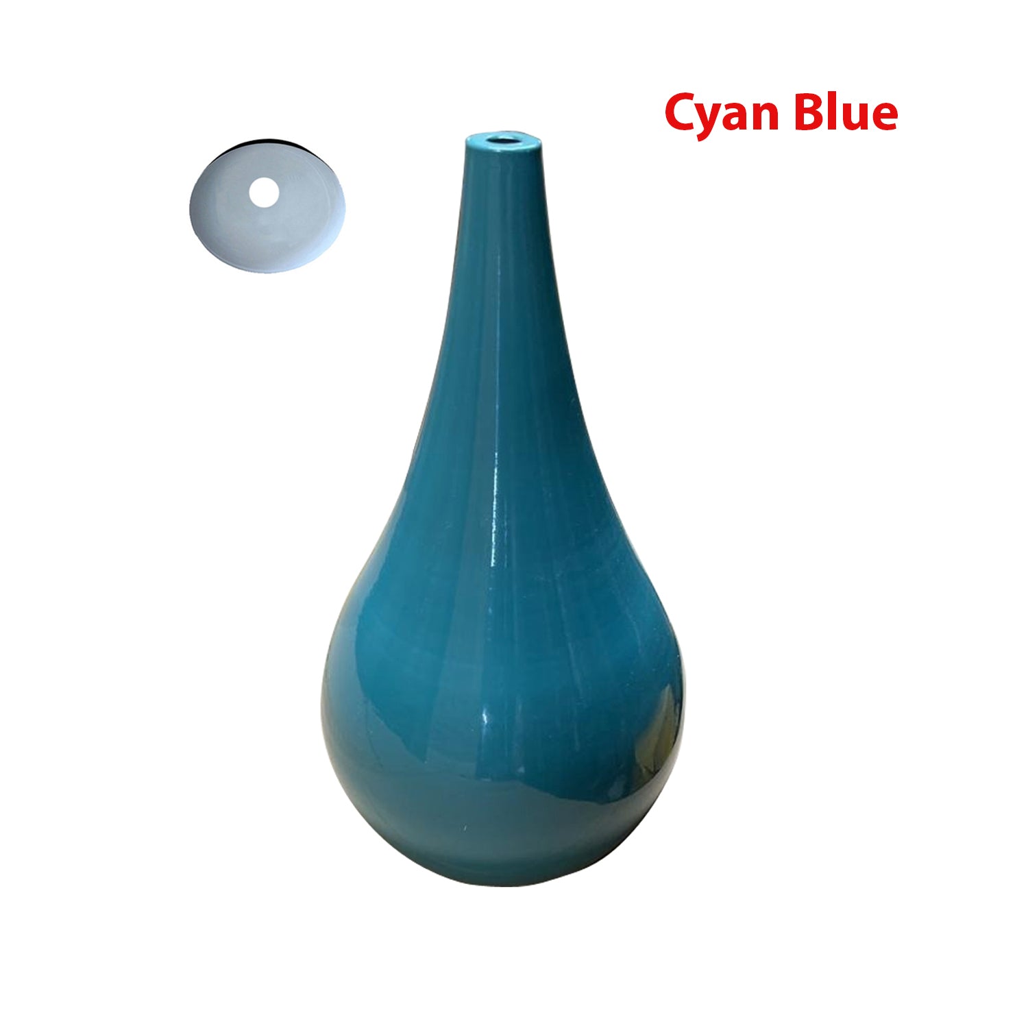 Blau Teardrop-Lampenschirm Moderner