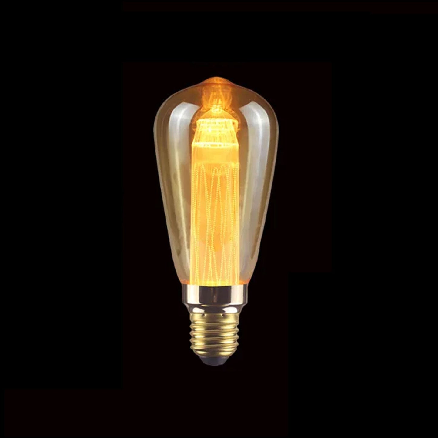 LED Deko Edison Glühbirne Vintage Bernsteinglas  E27~3152