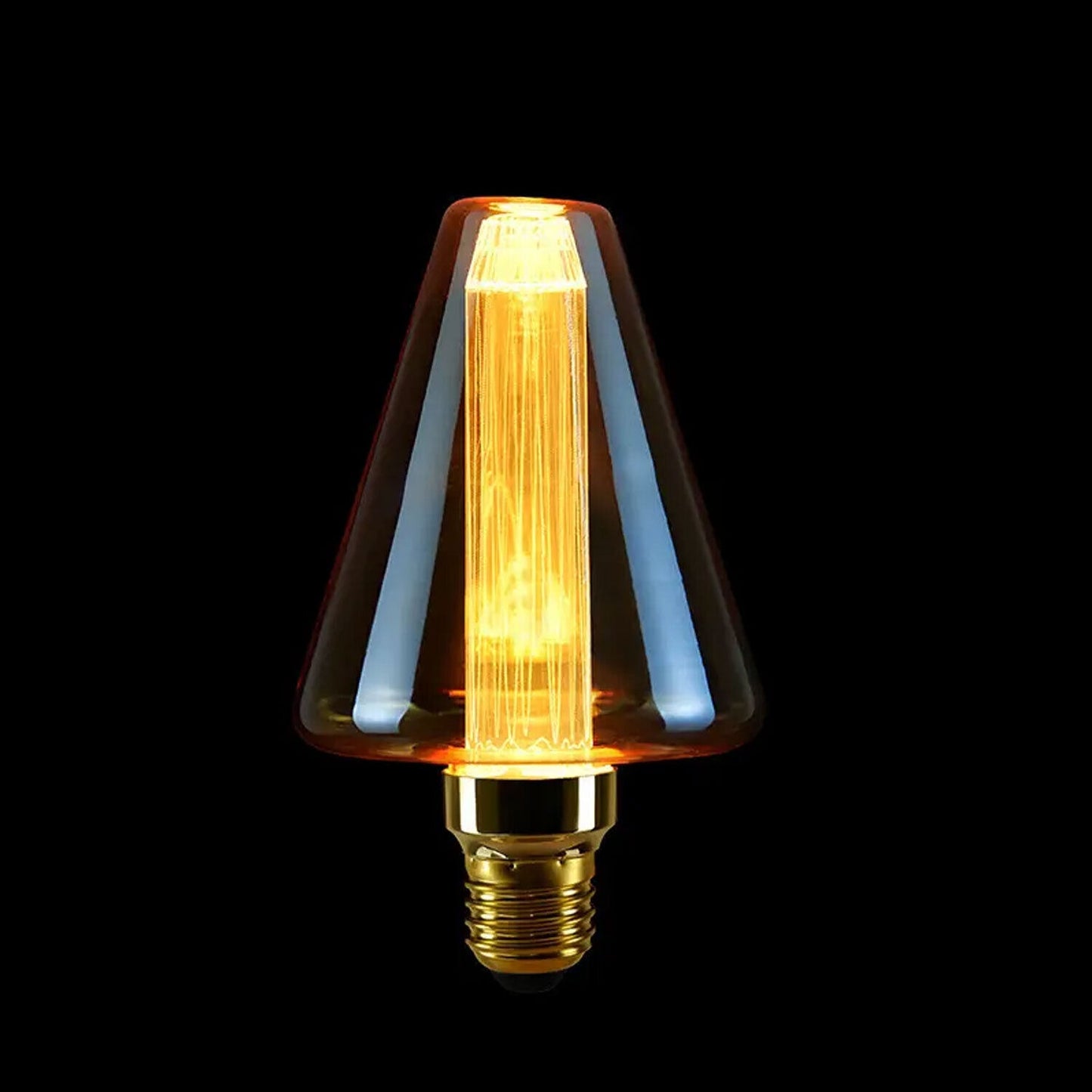 LED Deko Edison Glühbirne Vintage Bernsteinglas  E27~3152