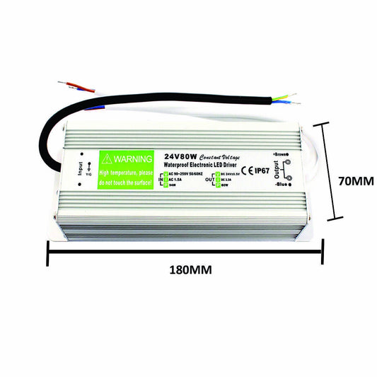 Kompakte LED Netzteile DC24V 80W-Wasserdichter Treiber~2422