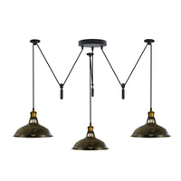 Dreiflammig Pendelleuchte Mit Harbour Schirm ~3568 variant