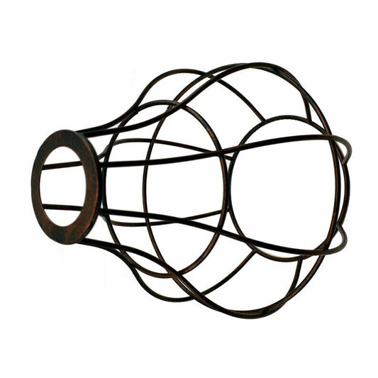 Lampenschirme Vintage DrahtKäfig Schirm Pendelleuchten Retro Deckenlampenschirm~3357
