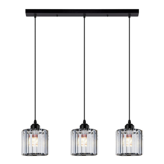 modern crystal led pendant