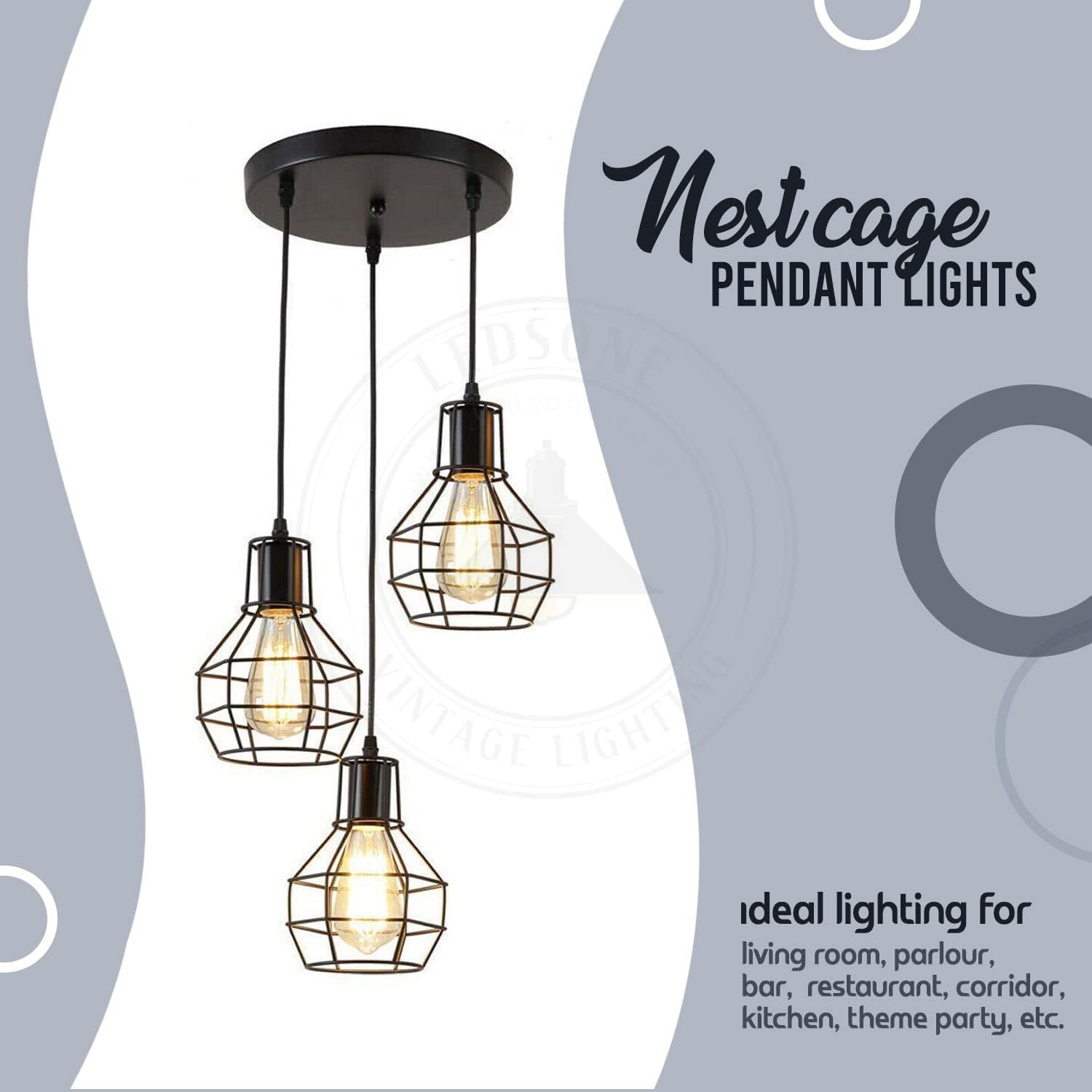 vintage with adjustable light