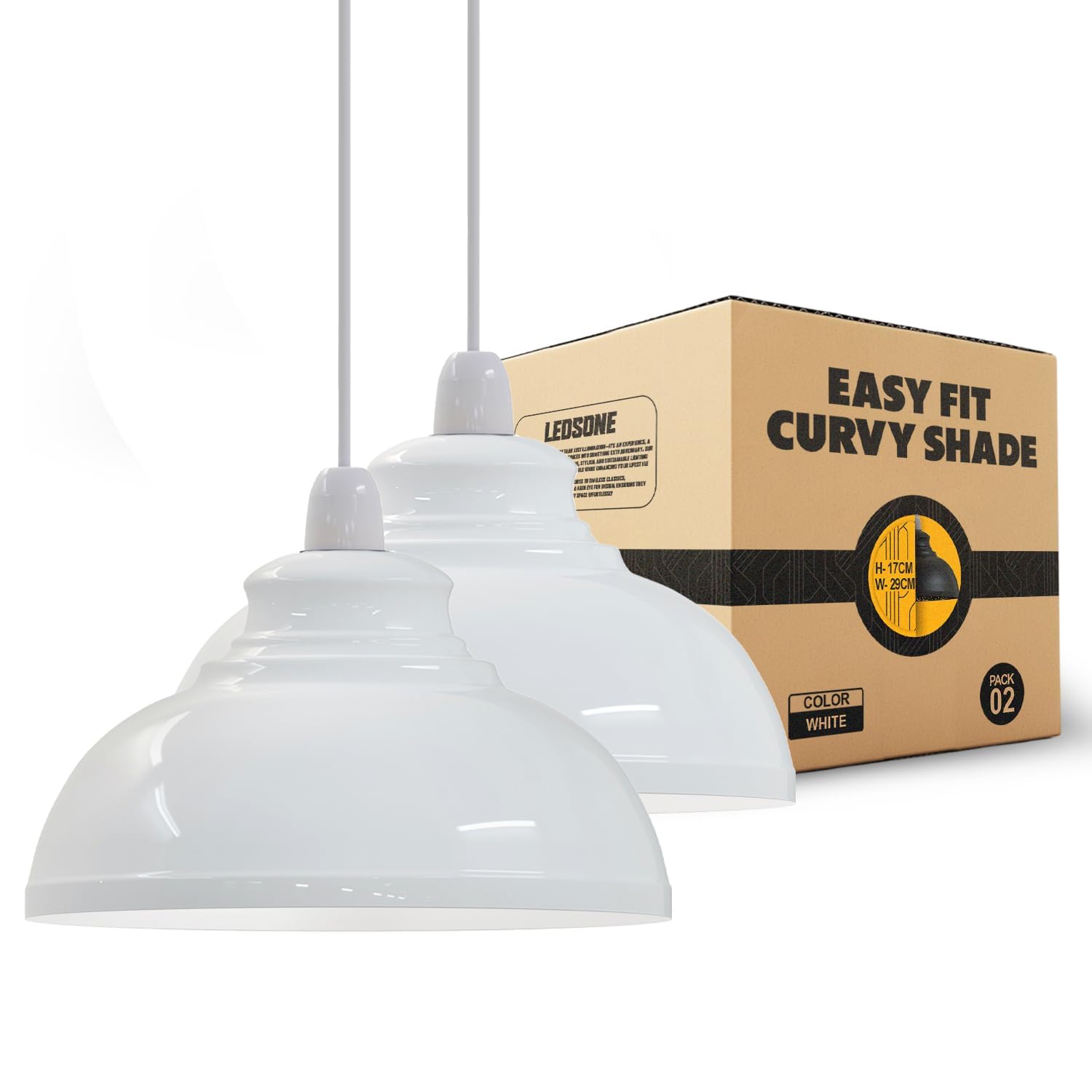 style led shades ceiling retro