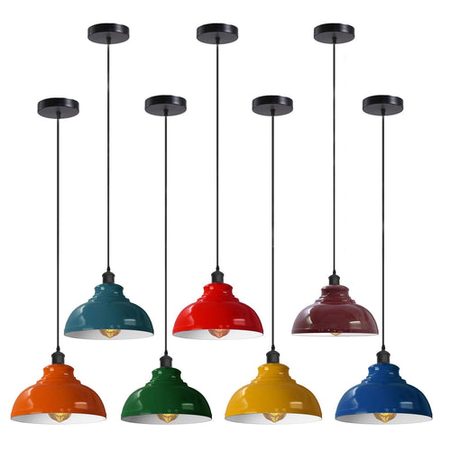 Retro Deckenlampe Vintage Leuchte Pendelleuchte Hängelampe Ø 29cm ~ 3358