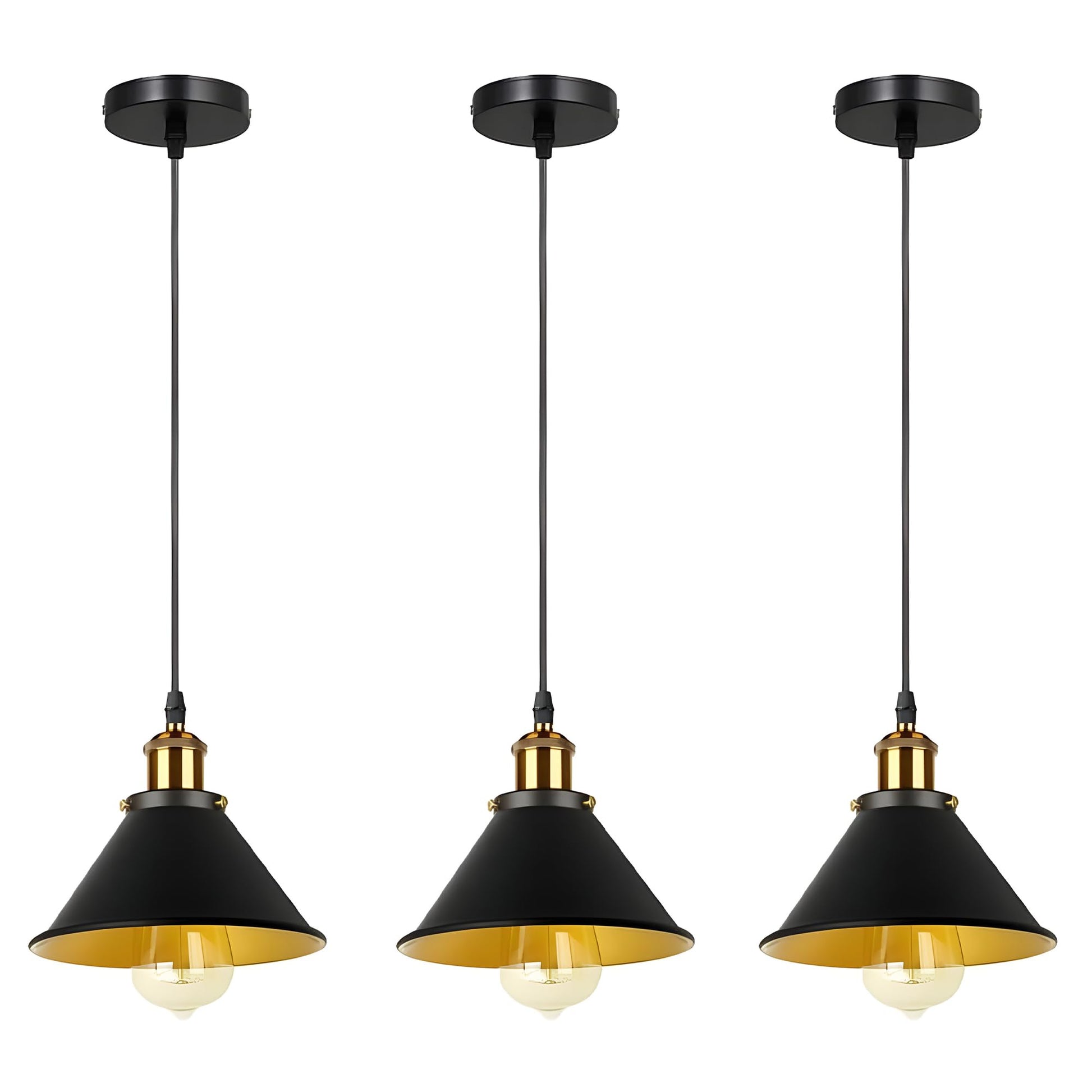 pendant shade light metal