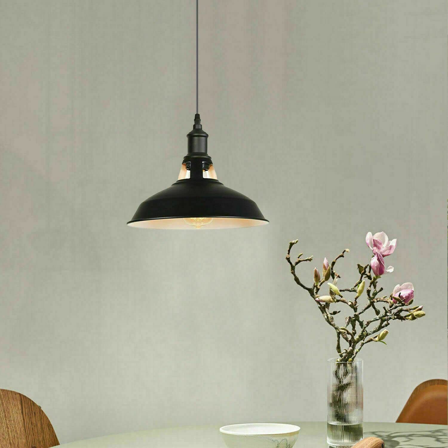 industrielle mit vintage-decke