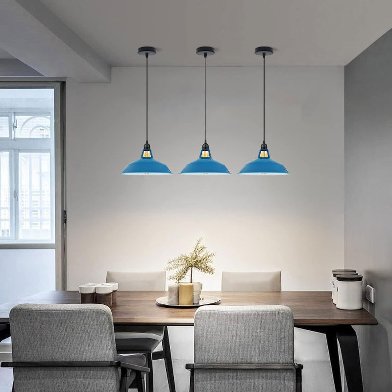 vintage-deckenlampe mit indust