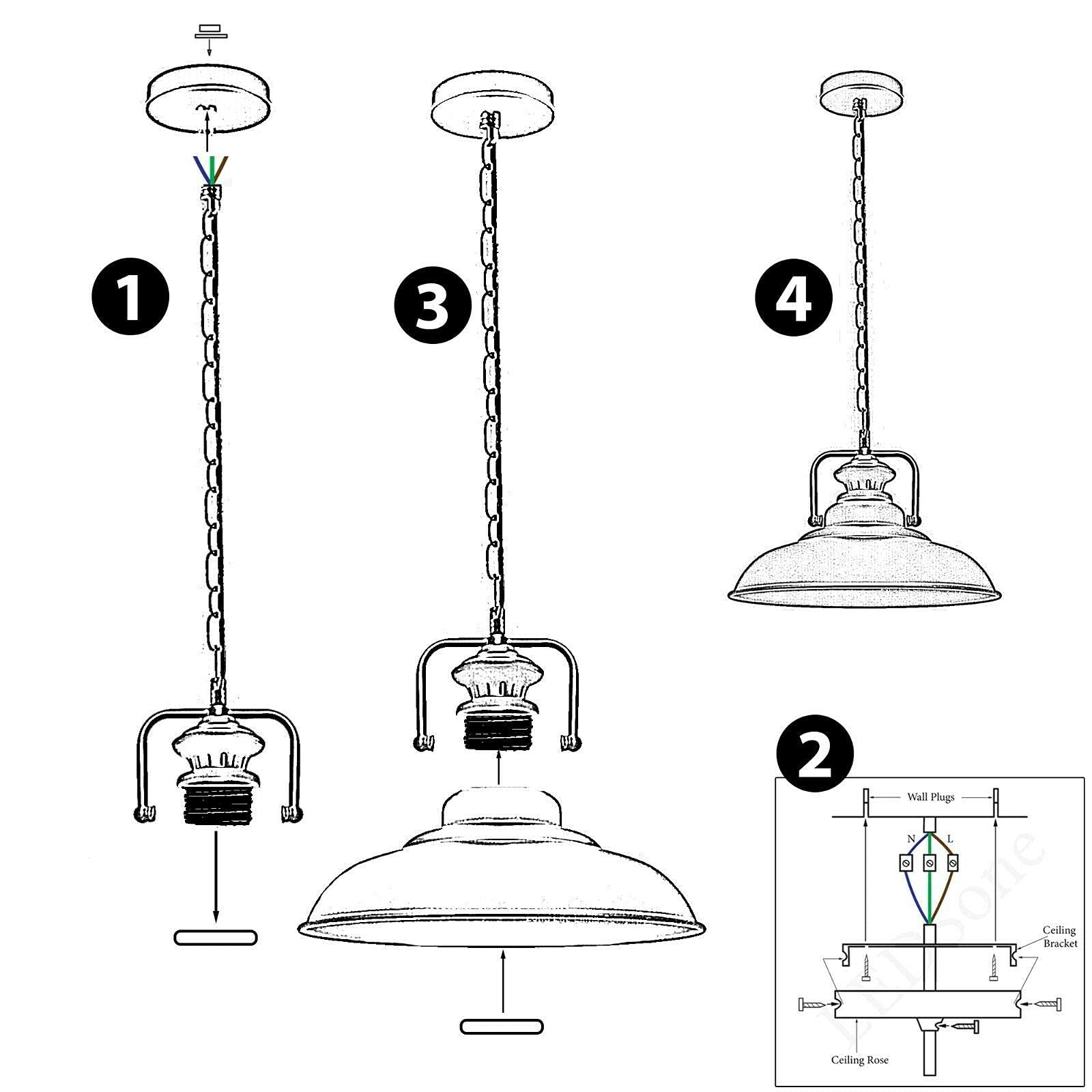 light metal industrial ceiling