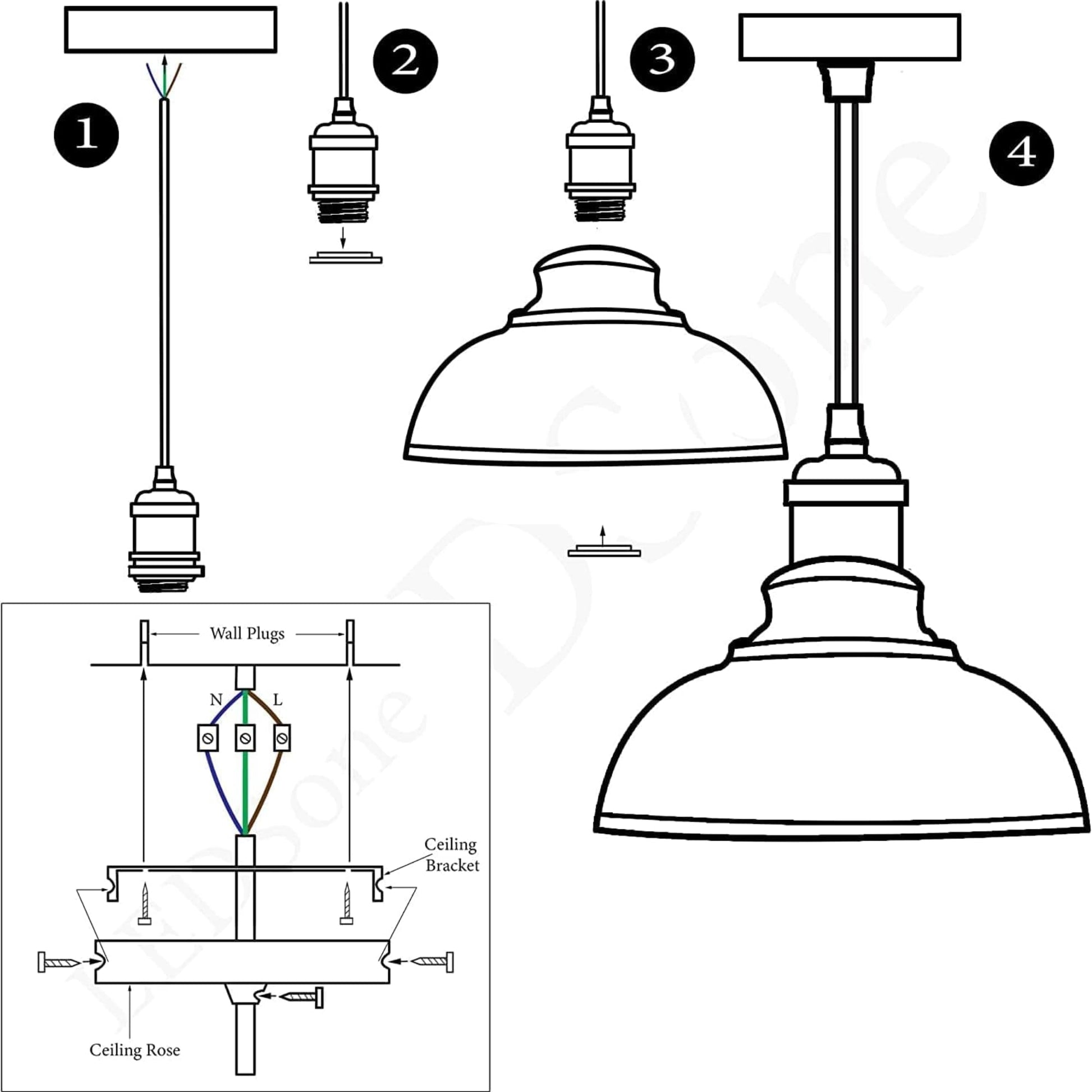 vintage ceiling industrial