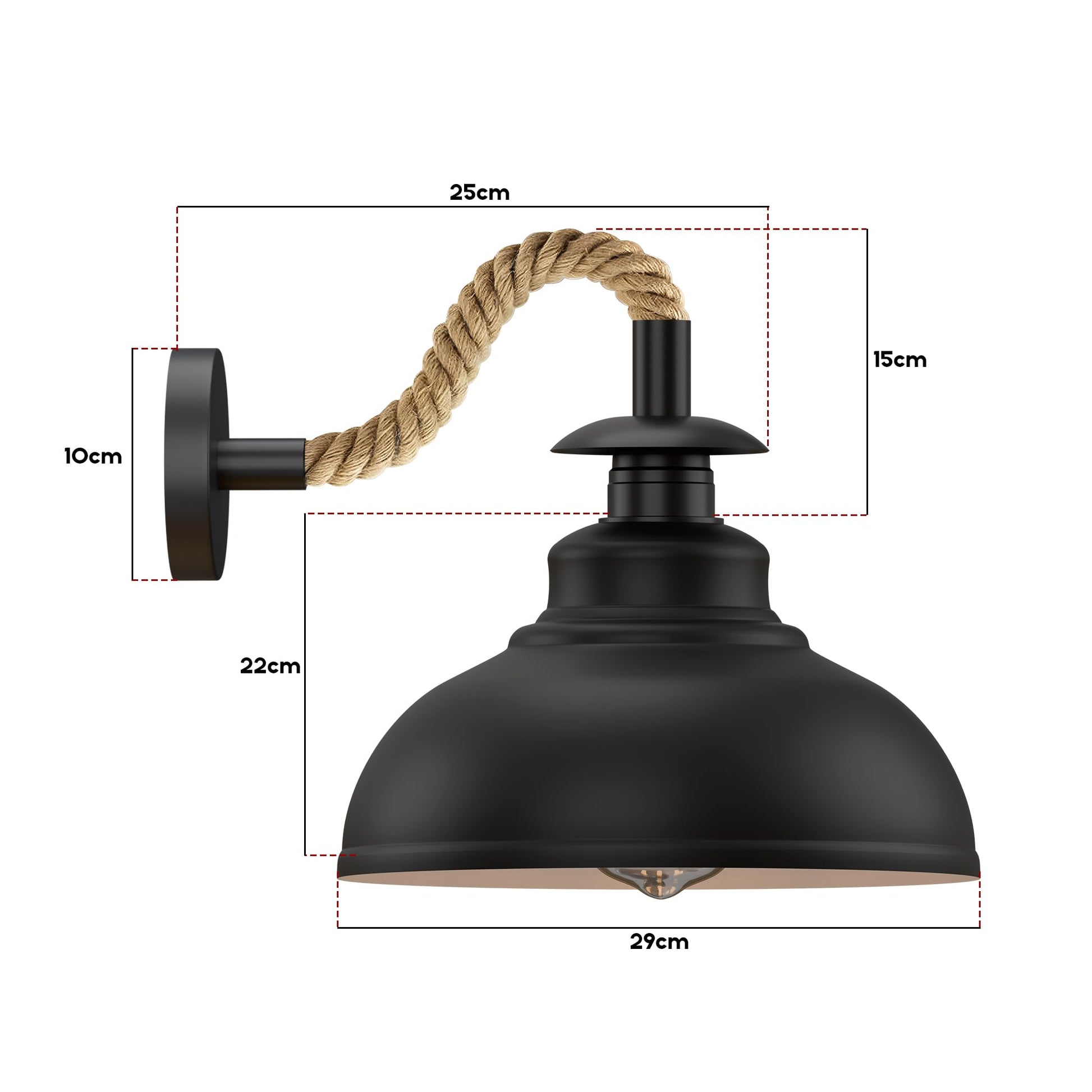 led wall industrial lamp