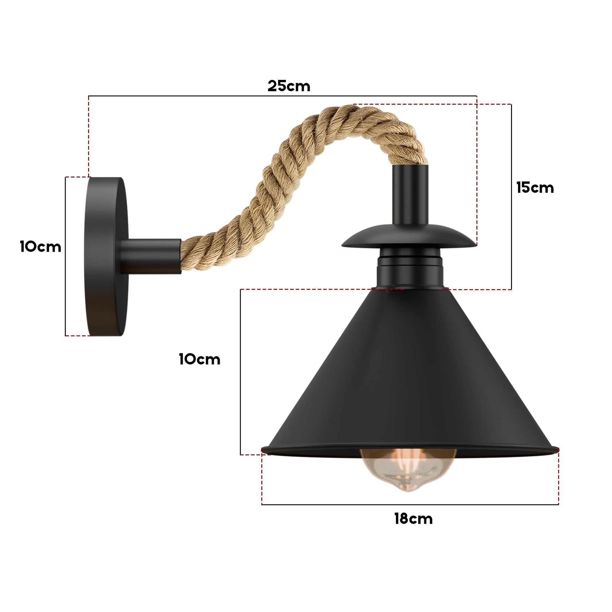 lamp industrial wall led