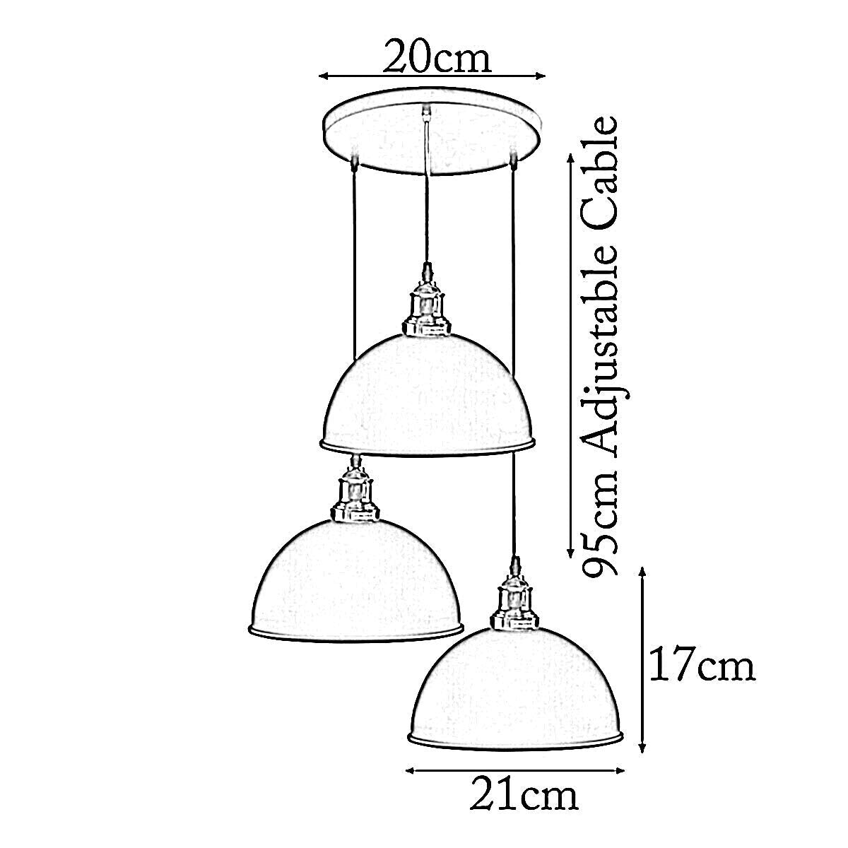 retro light industrial pendant