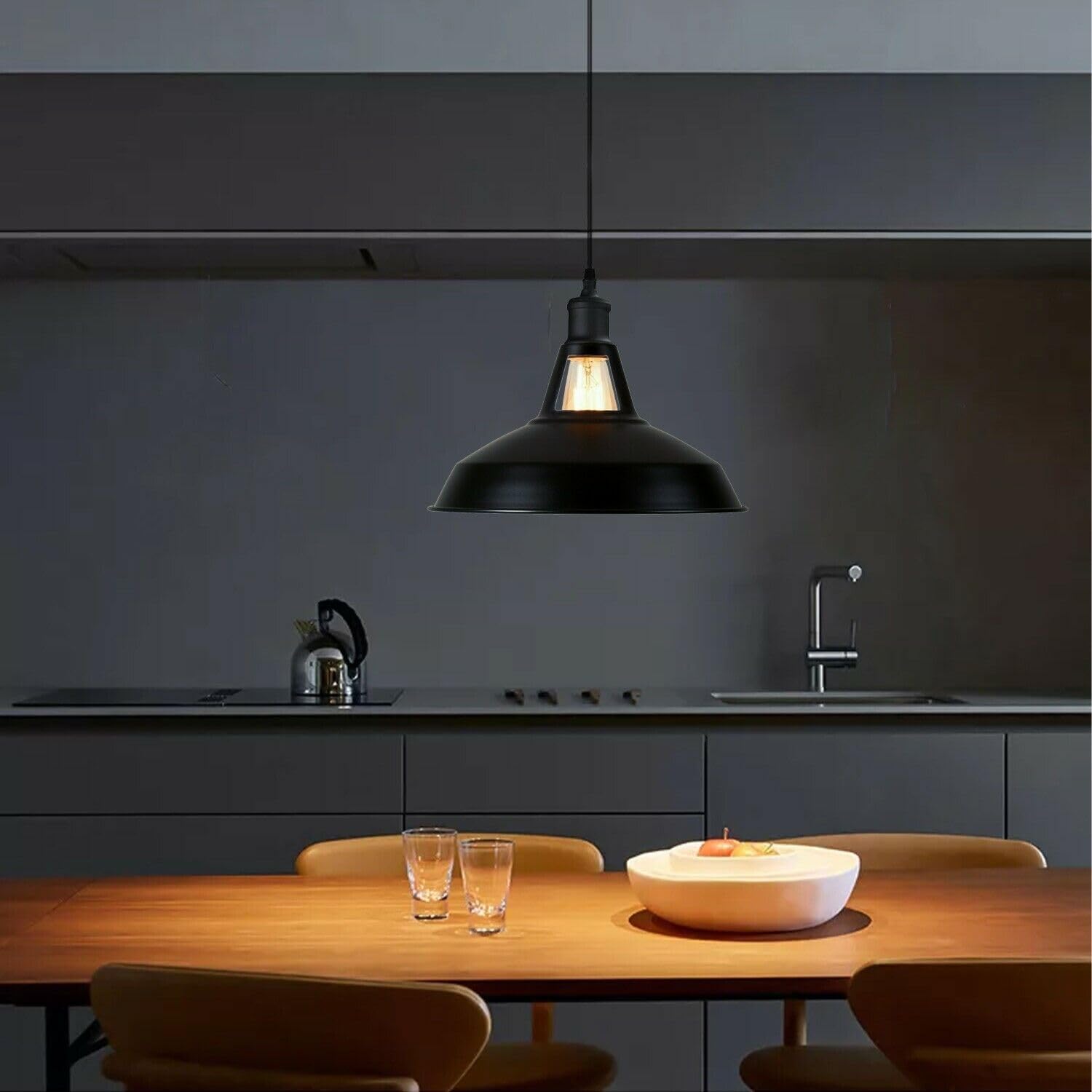 industrielle mit vintage-decke