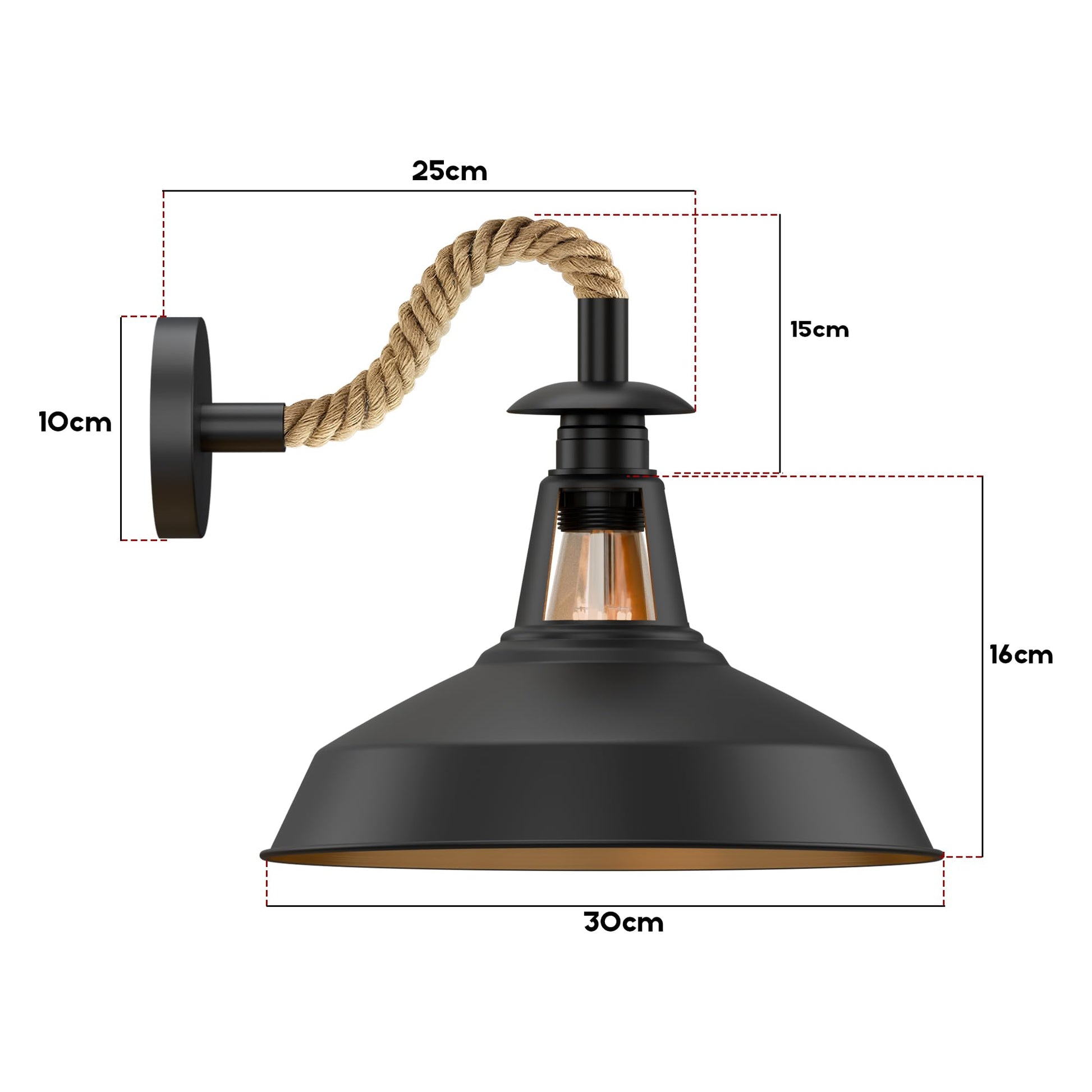 lamp industrial wall led