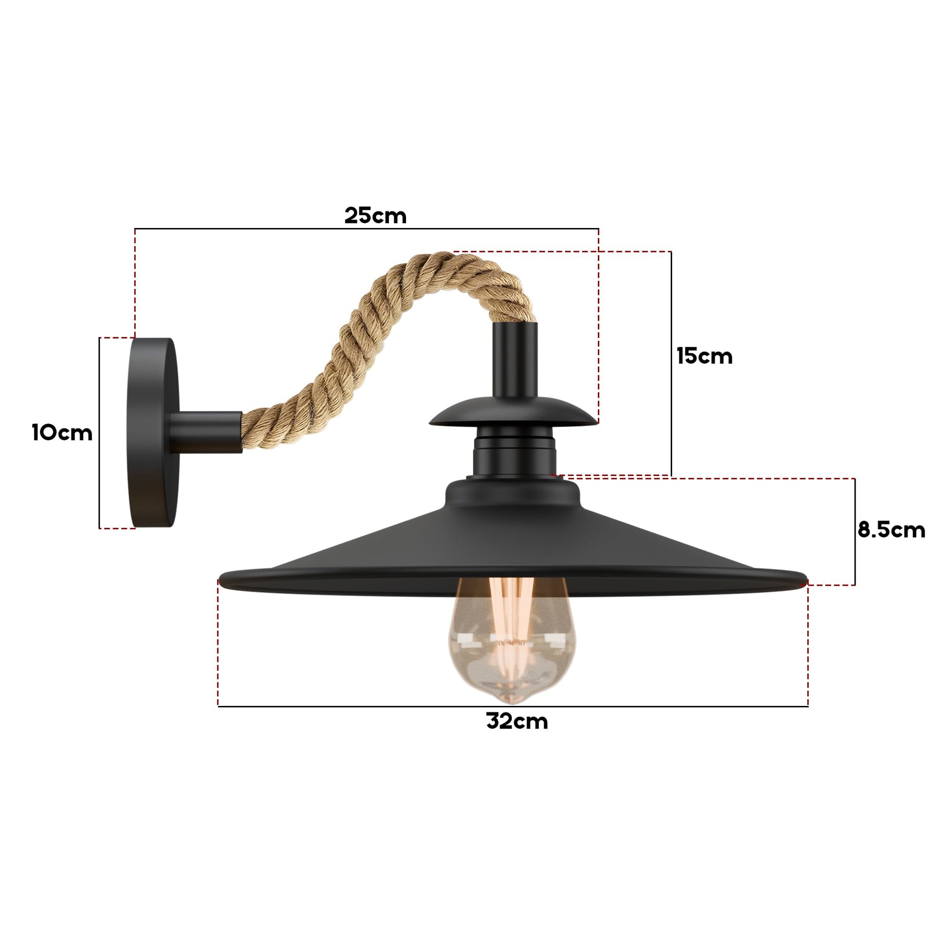 lamp industrial wall led