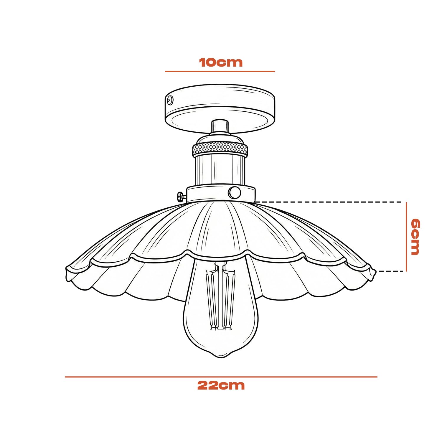 deckenleuchte deckenlampe rot