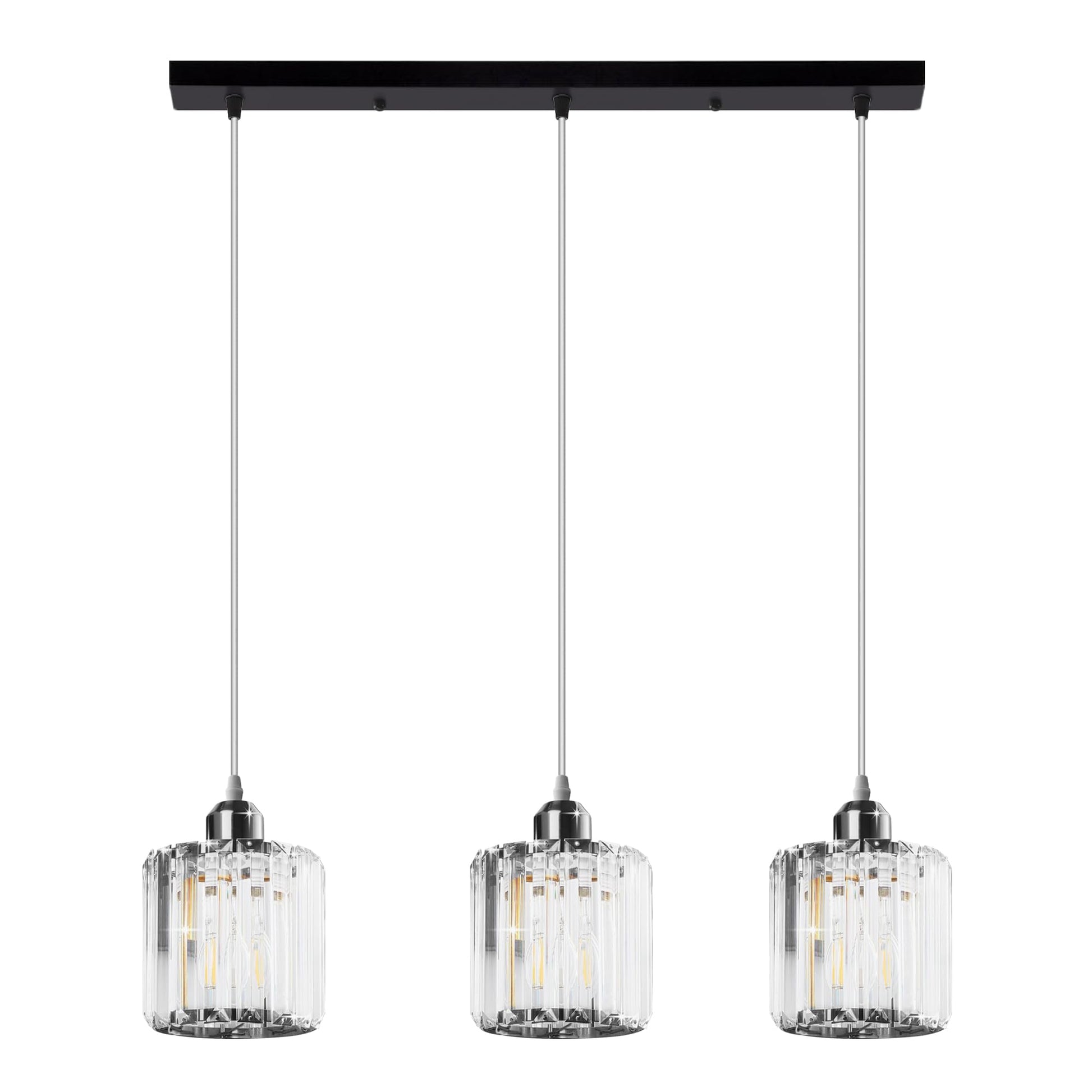 modern crystal led pendant