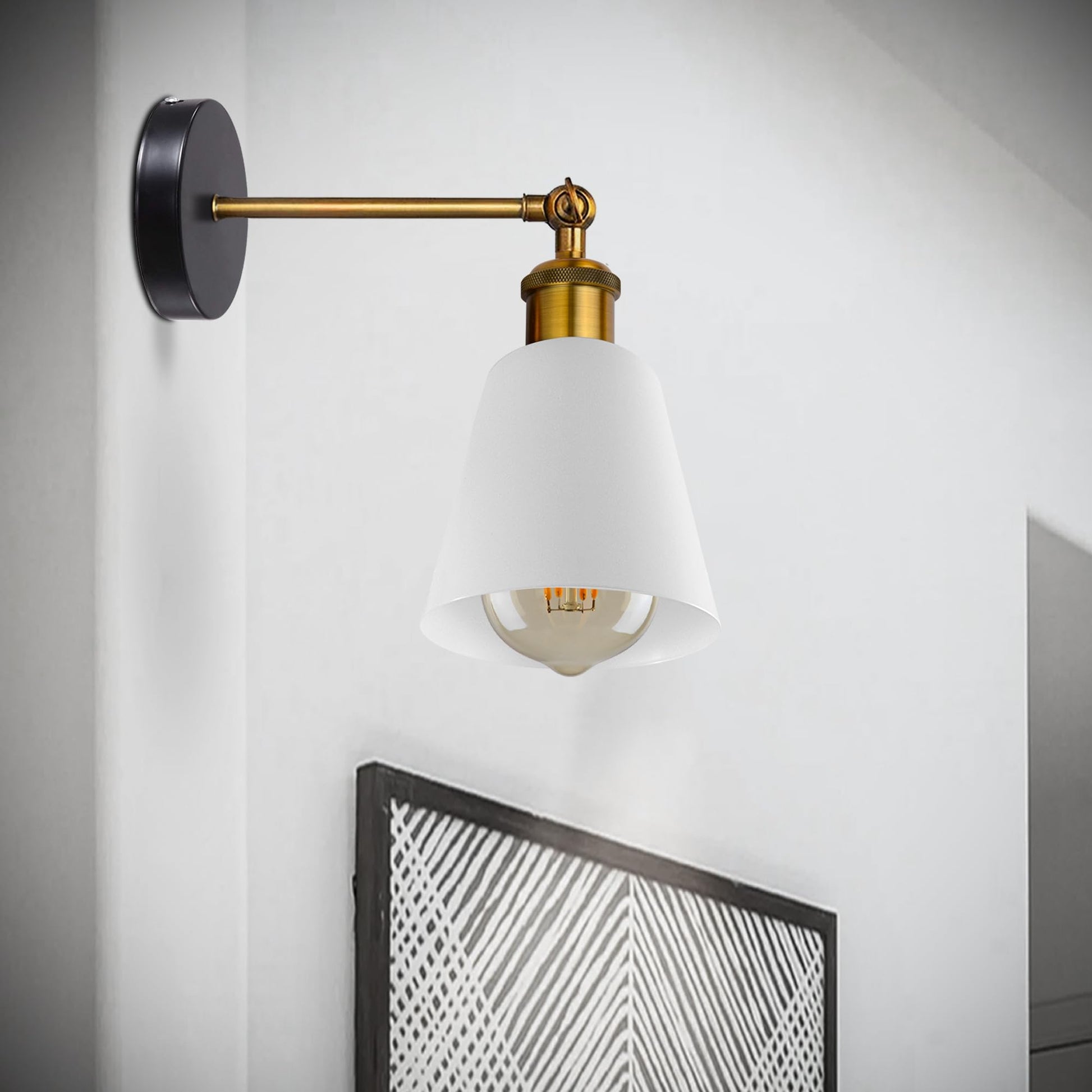e27 light style shade retro