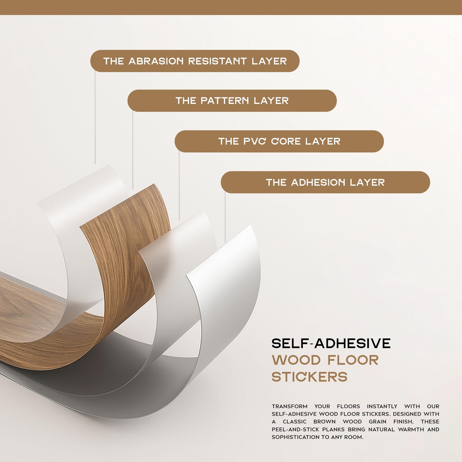 self-adhesive floor waterproof