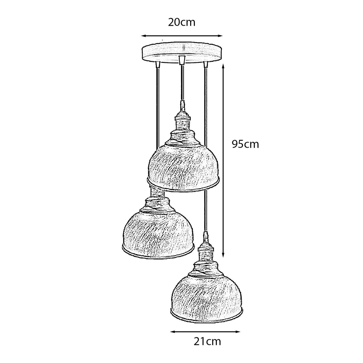 pendant light retro industrial