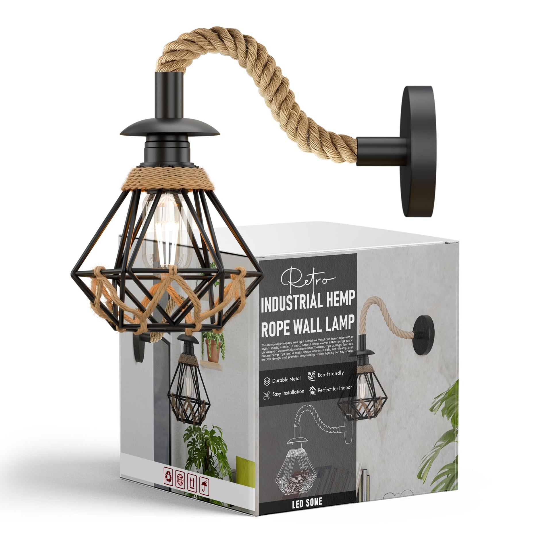 led wall industrial lamp