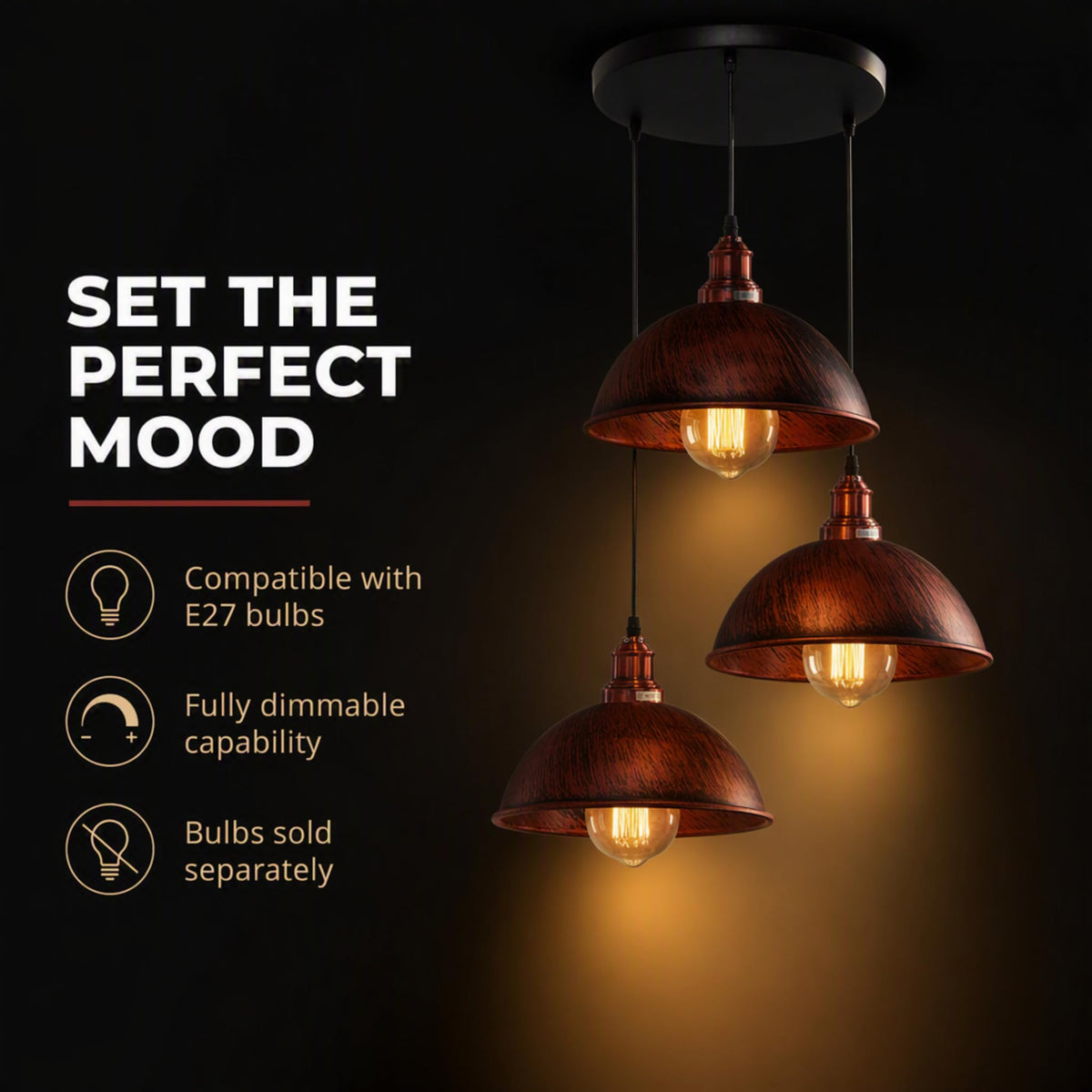 retro light pendant industrial