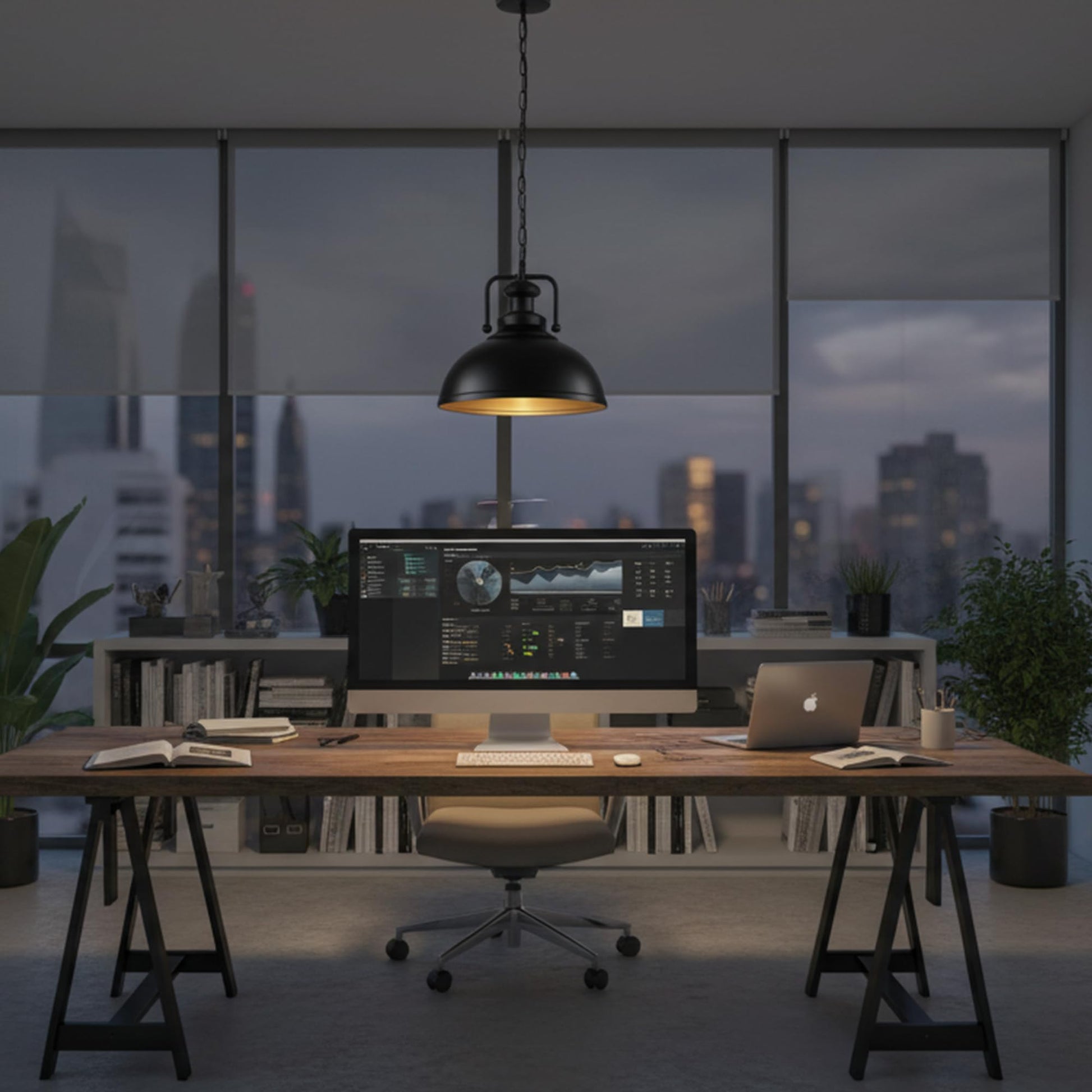 industrial pendant vintage