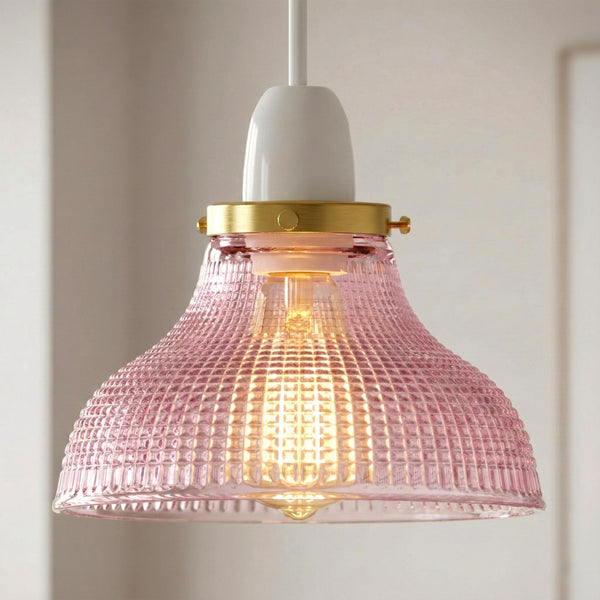 Glaslampenschirm im Vintage-Stil für Deckenleuchten~3759