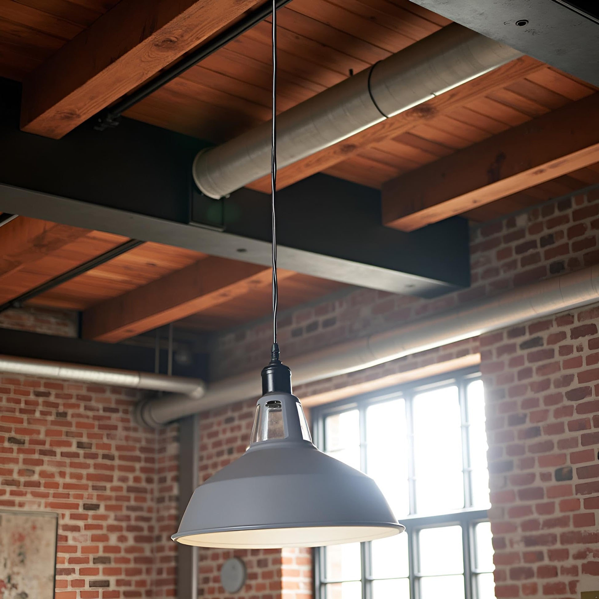 industrielle mit vintage-decke