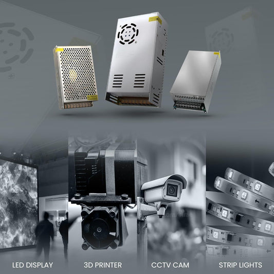 12V 17A 200W Schaltnetzteil – AC 100-240V zu DC 12V LED Treiber, IP20, mit eingebautem Lüfter~3121