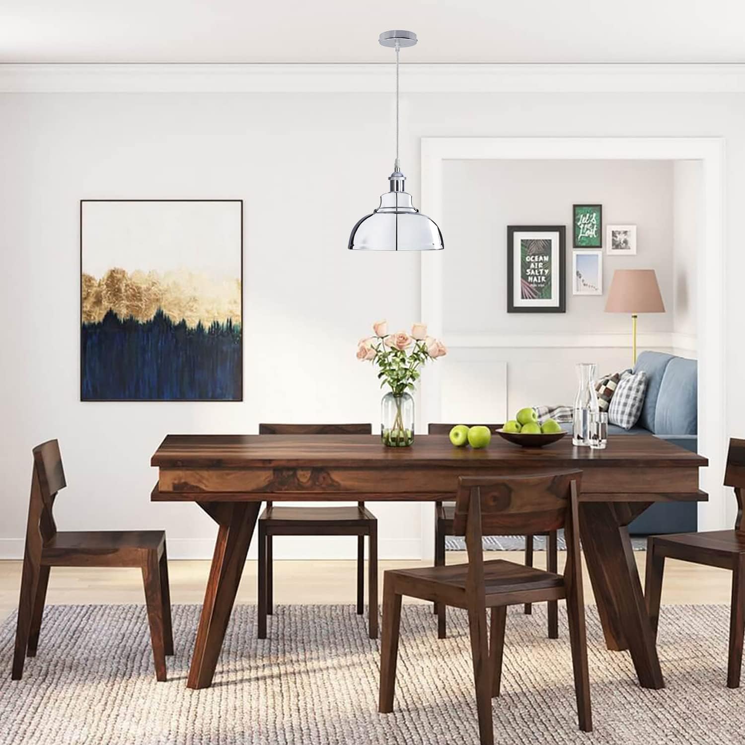 metal fixture pendant light