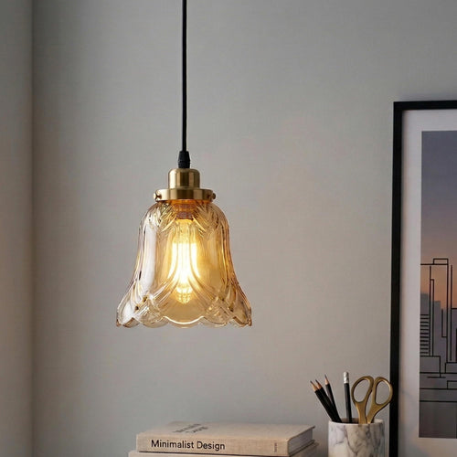 Vintage Industrieglas Lampenschirm Pendelleuchte~3615