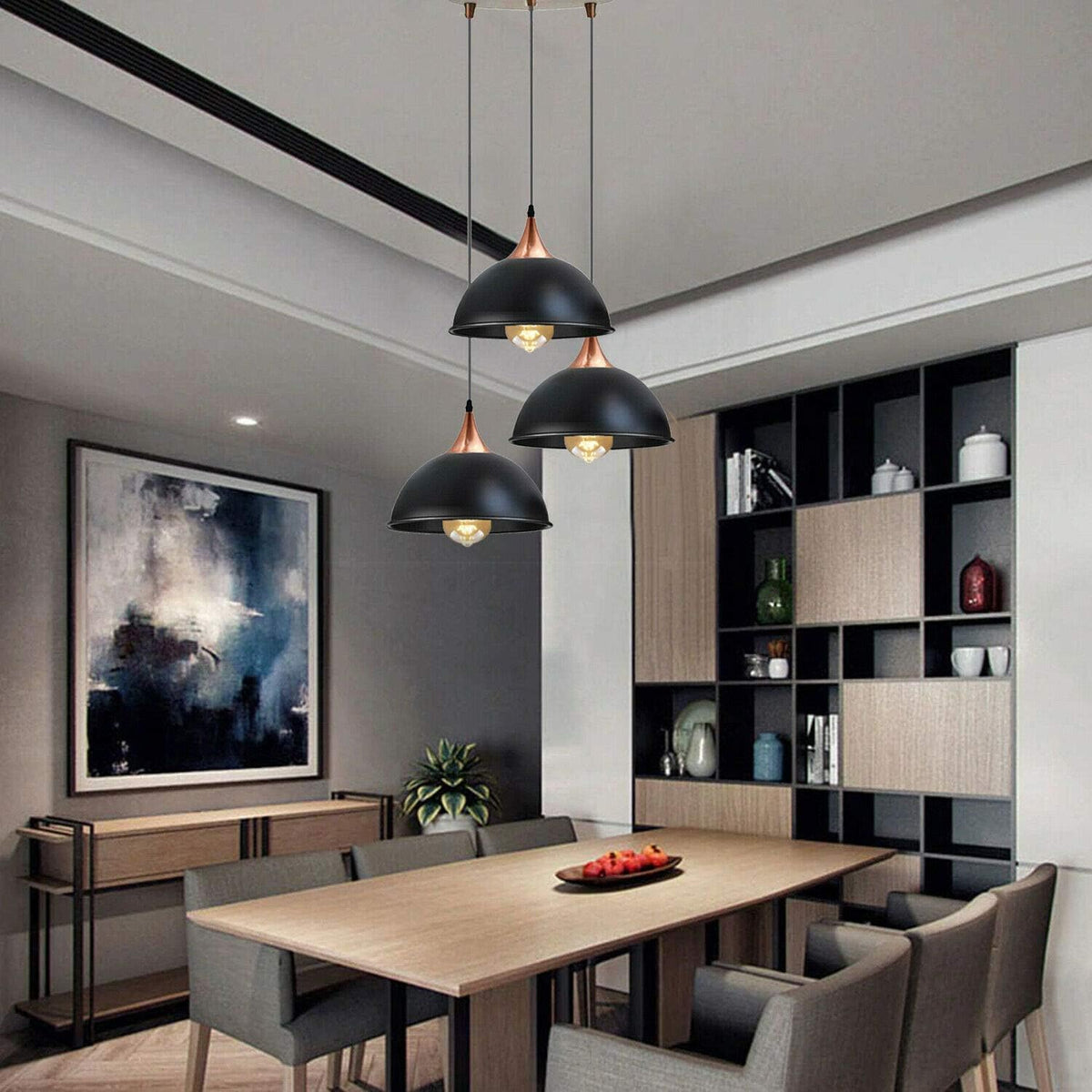 retro industrial light pendant